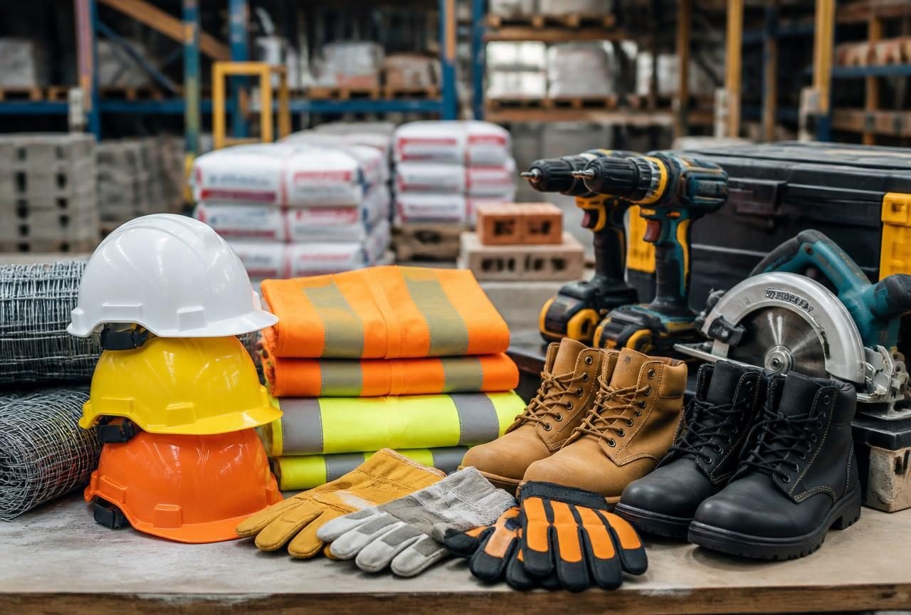 Equipamento de proteção individual e ferramentas